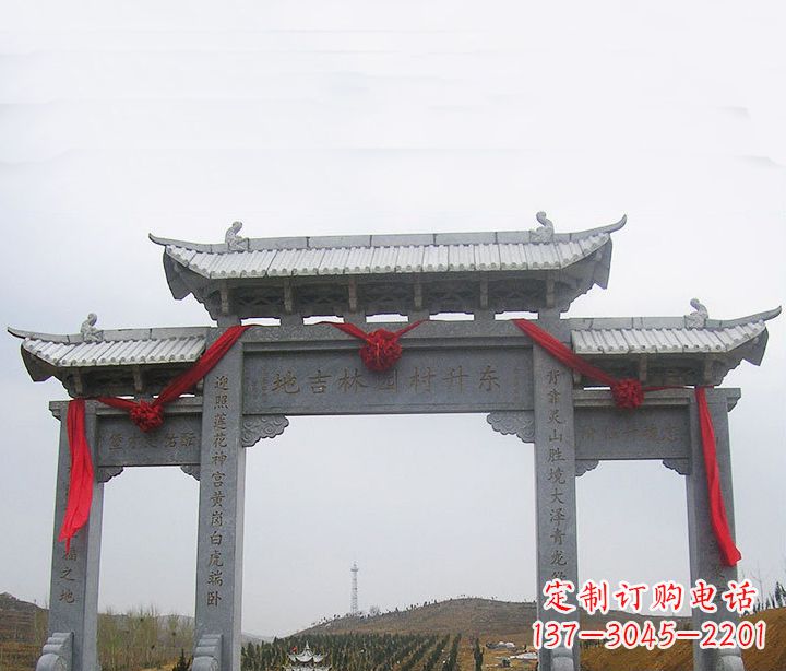 大同温馨定制,中领雕塑牌坊石雕