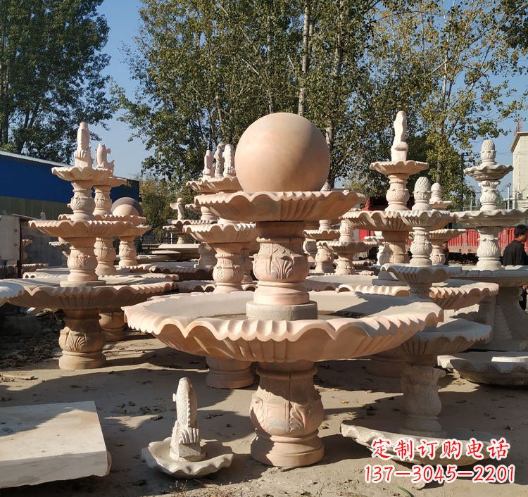 大同喷泉砂岩水景雕塑