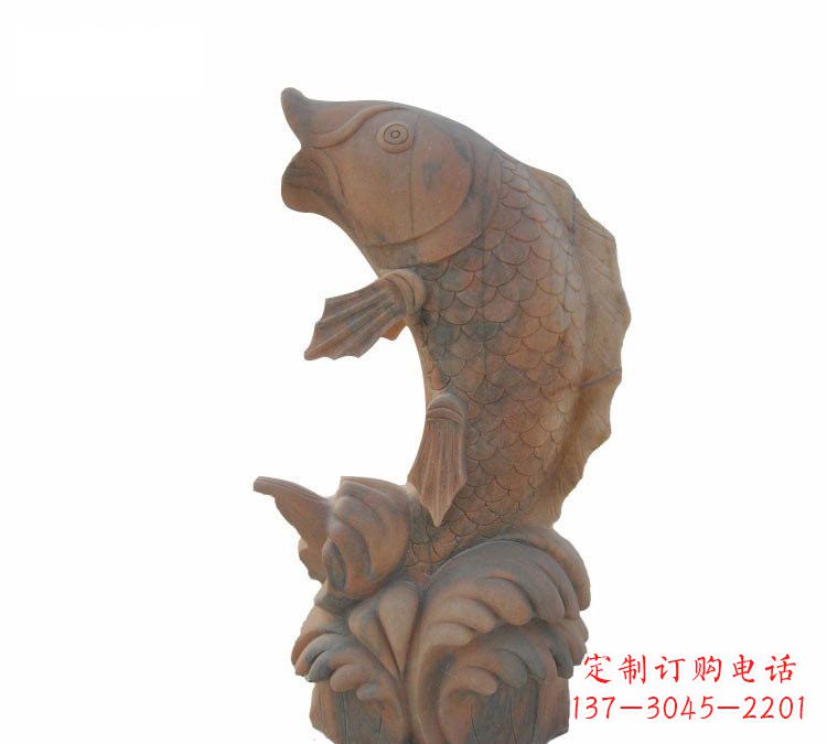 大同鲤鱼石雕,精细雕刻让你赞叹不已