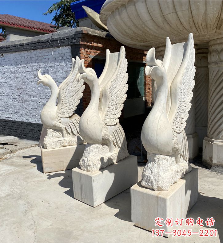 大同金羽天鹅雕塑,给您的公园带来浪漫景致
