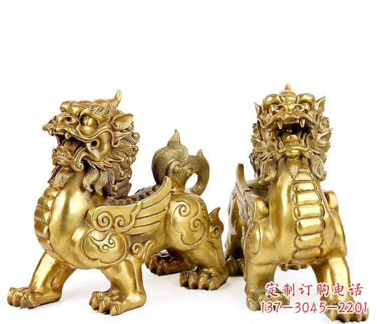 大同精美貔貅铜雕,精致雕塑,来自中领雕塑