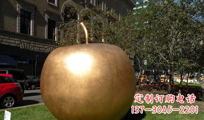 大同苹果城市景观铜雕,精致绝美!