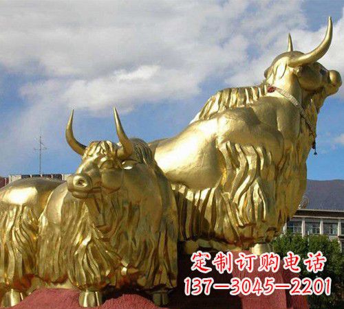 大同牦牛铜雕,传承西藏文化的质朴美感