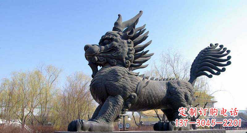 大同麒麟园林雕塑定制,实现自己的精美艺术之旅
