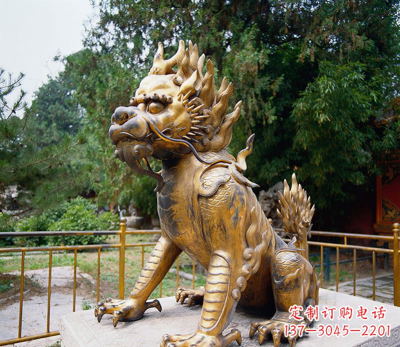 大同麒麟铸铜雕塑