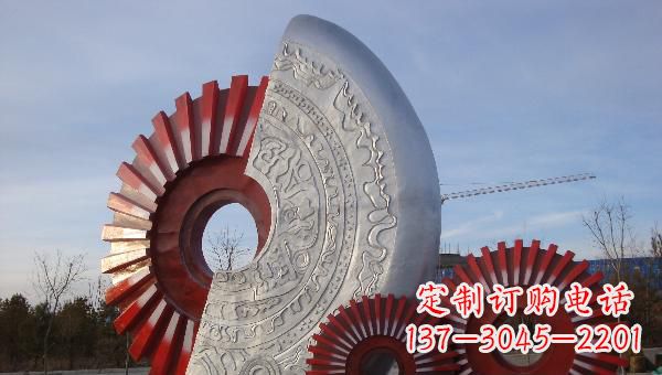 大同中领雕塑:螺旋雕塑,优雅静谧的力量
