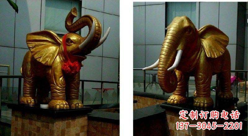 大同专业定制:大象铜雕