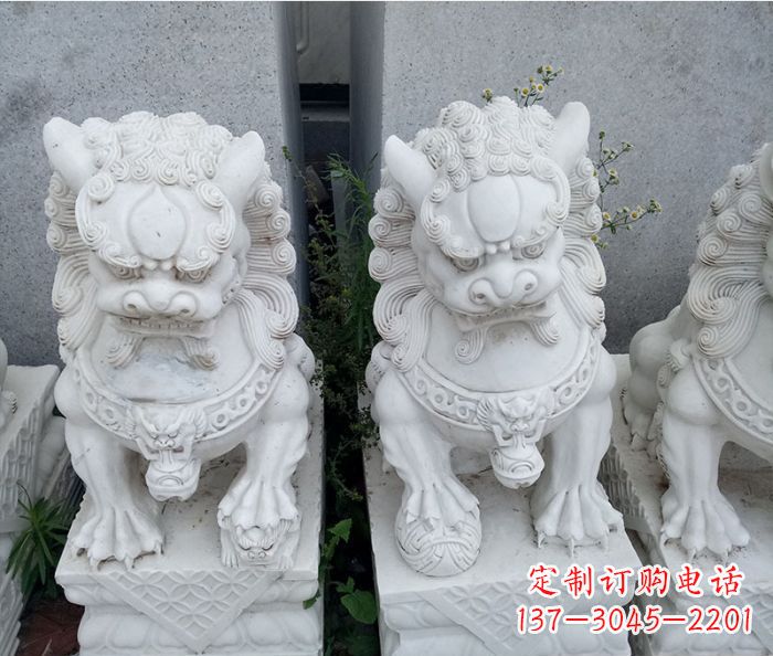 大同中领雕塑大理石狮子雕塑