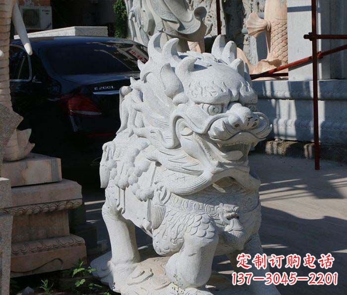 大同精致的麒麟雕塑,艺术之美绽放世间