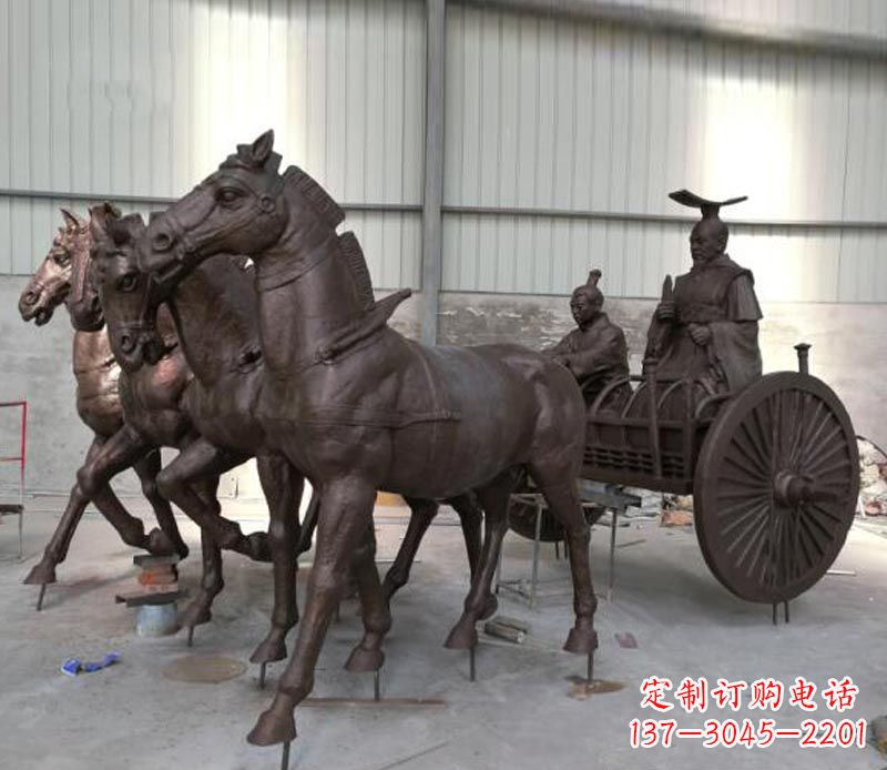 大同马车雕塑-传承秦朝历史文化