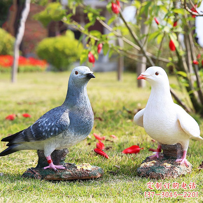 大同秦皇岛和平鸽雕塑:表达和平与友谊的象征