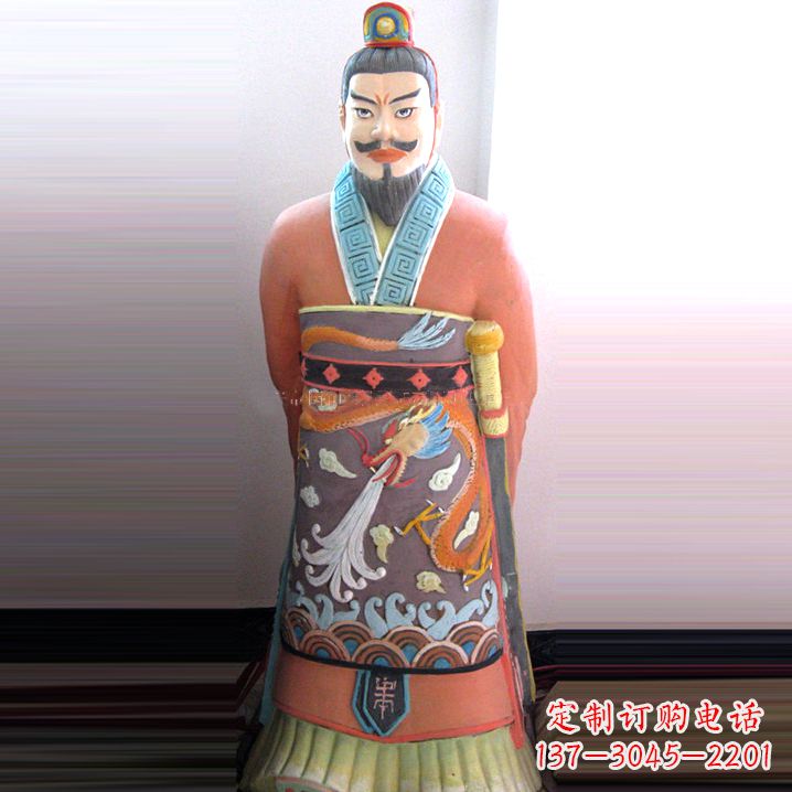 大同中国领先的秦始皇钢玻璃雕塑