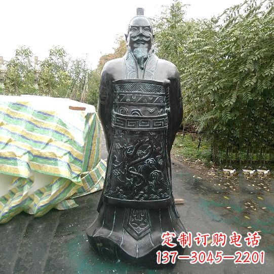 大同中领雕塑推出珍贵的秦始皇铜雕塑,这是一件…