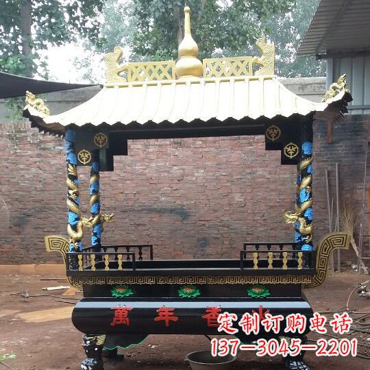 大同琴书侣文铜香炉|传承文雅风韵