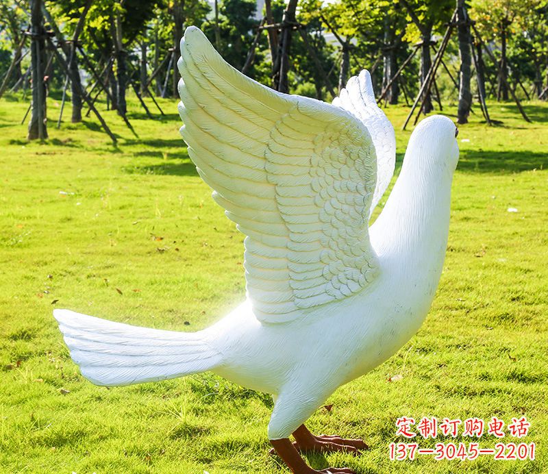 大同以和平鸽为灵感,用雕塑记录世界和平