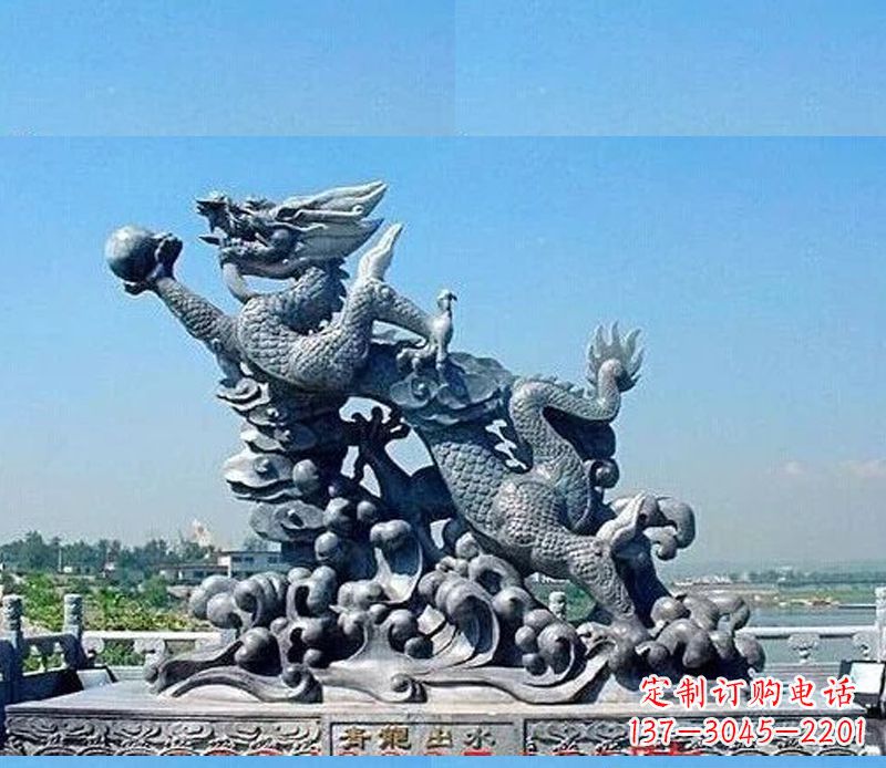 大同中领雕塑独一无二的青龙出水雕塑