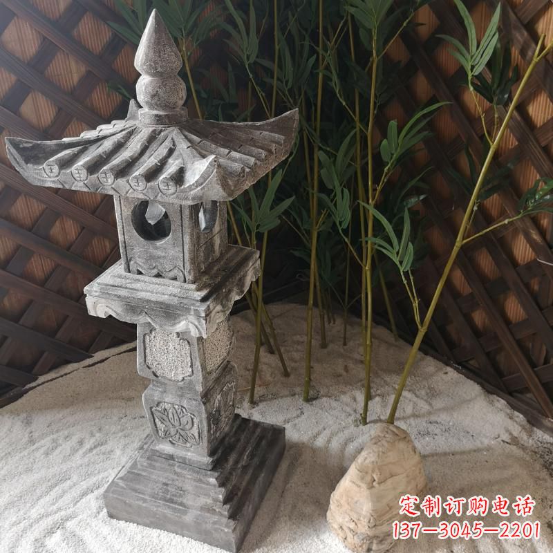 大同青石仿古灯笼雕塑是由中领雕塑定制的经典雕…