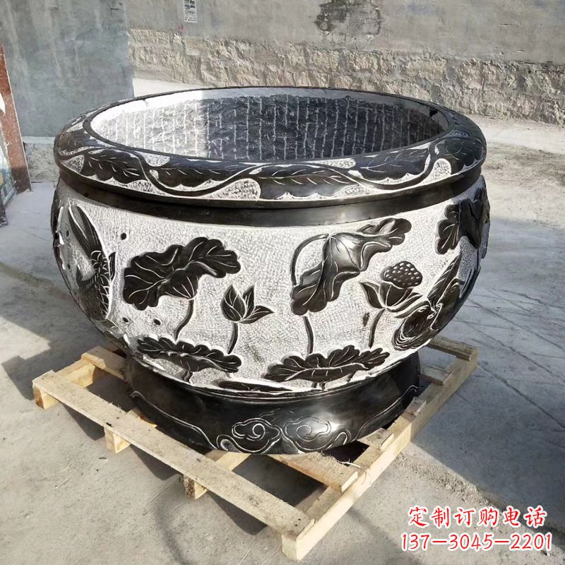 大同青石仿古水缸