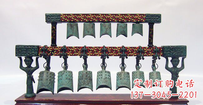 大同青铜编钟古代乐器雕塑
