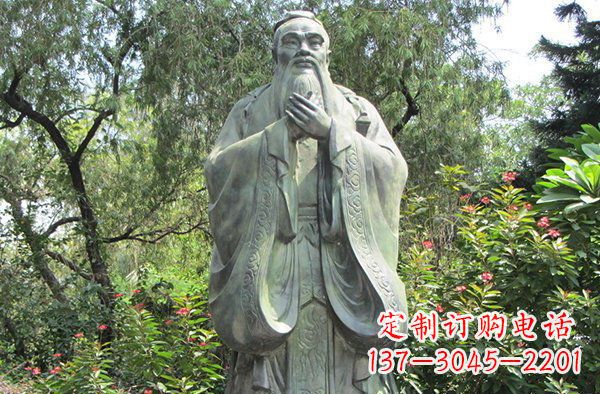 大同高贵的雄姿,见证老子的伟大——老子公园名人铜雕