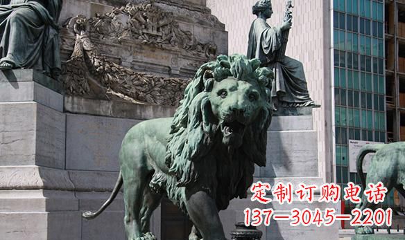 大同传承传统工艺,狮子雕塑精品上市