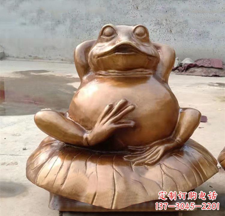 大同青蛙铜雕铸铜雕塑
