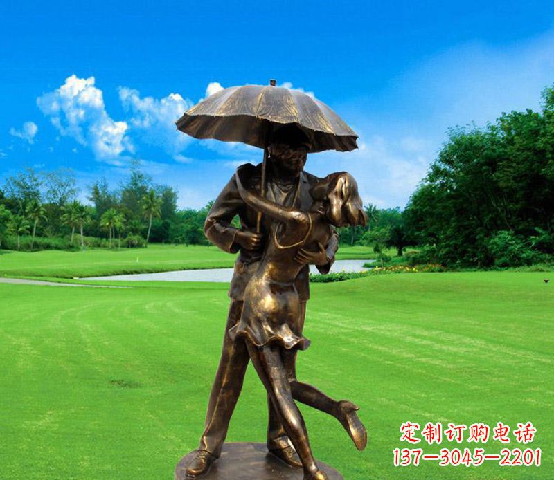大同中领雕塑-专业制作情侣公园景观雕塑