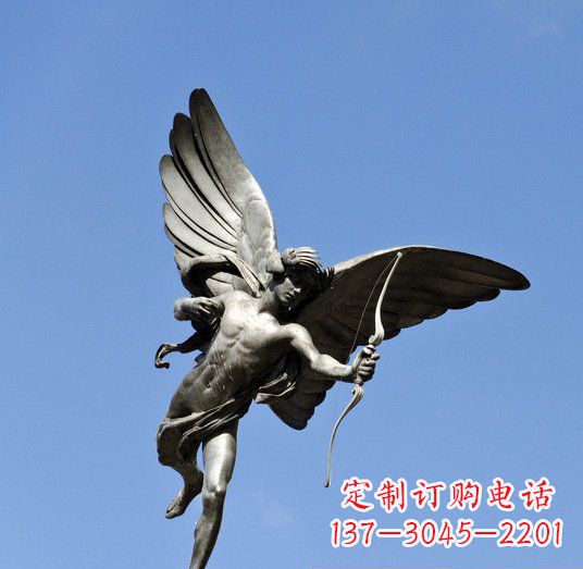 大同拥有传奇色彩的丘比特铜雕塑