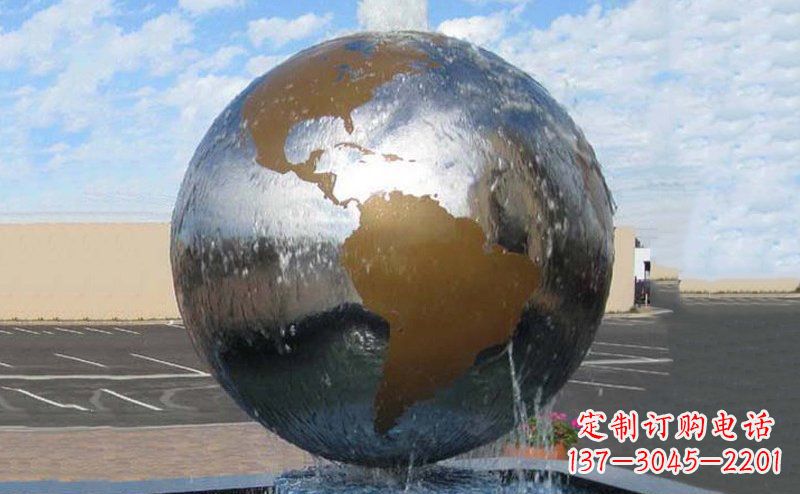 大同精细不锈钢地球雕塑,让您的家居更有文艺范