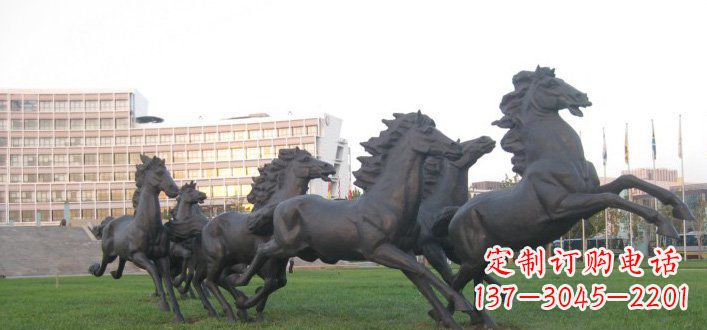 大同群马公园动物铜雕,让艺术描绘你的故事