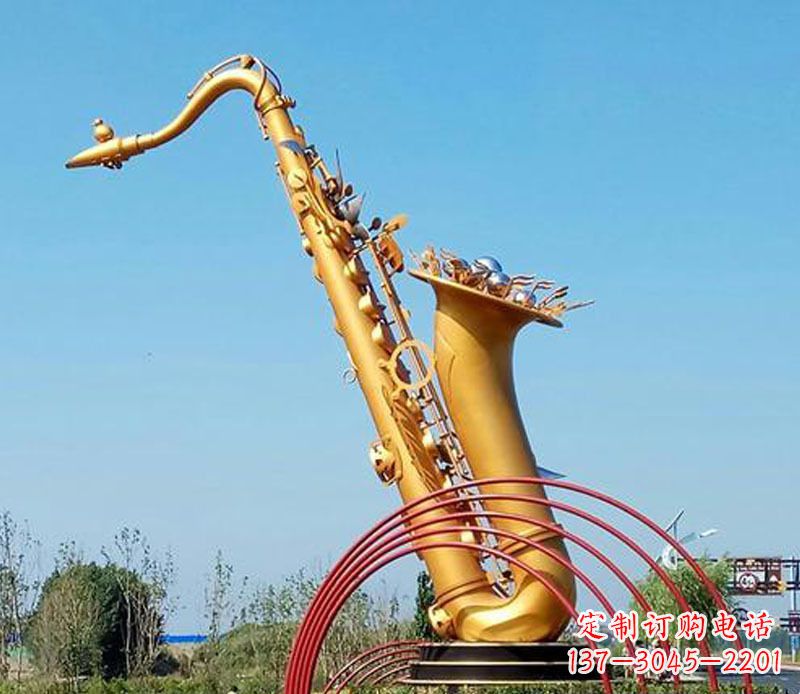 大同萨克斯景观铜雕