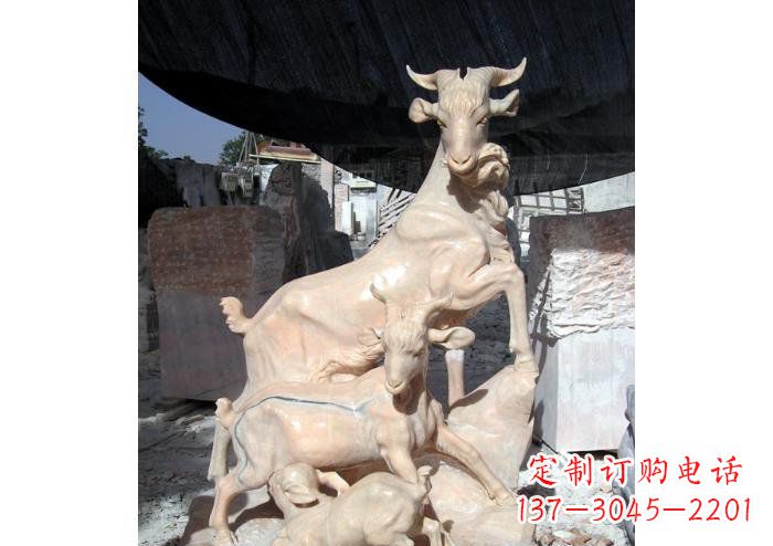 大同三阳开泰公园独特动物石雕