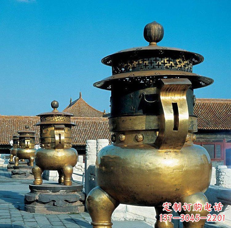 大同专业的三足香炉雕塑