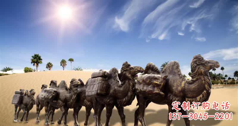 大同中领雕塑沙漠骆驼铜雕制作工艺与定制标准