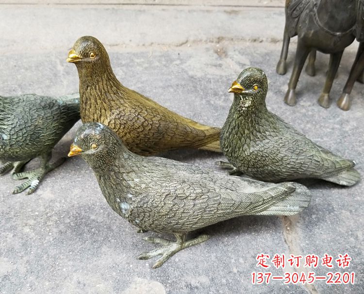 大同少女与和平鸽雕塑东北