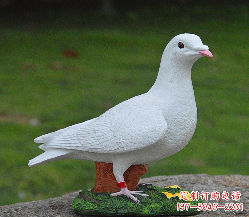 大同美丽的和平鸽雕塑,传递暖暖的正能量