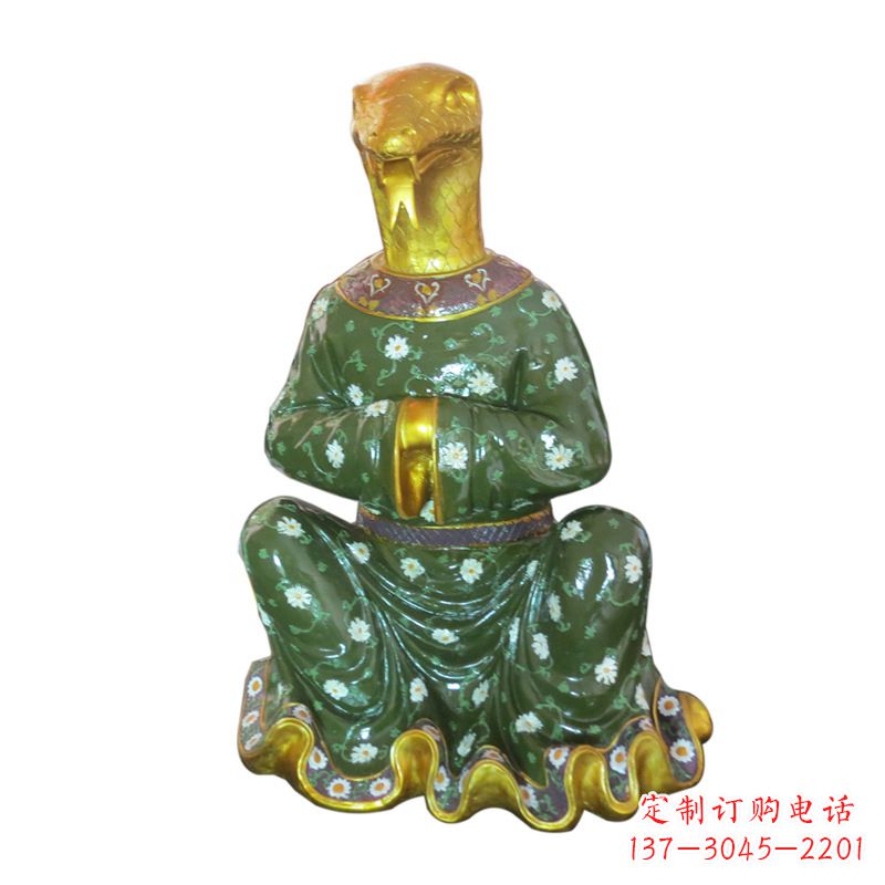 大同独特的彩绘生肖雕塑