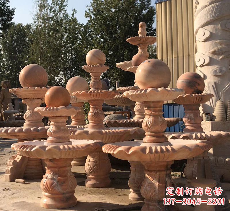 大同精致而优雅的深圳风水球雕塑