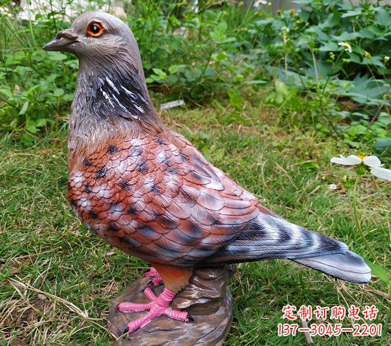 大同中领雕塑推出:传递和平象征的和平鸽雕塑