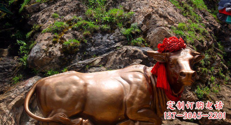 大同神牛卧波·高雅铜牛铜雕