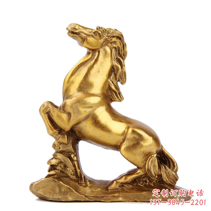大同精致铸铜马雕塑,古典微雕叠置美感