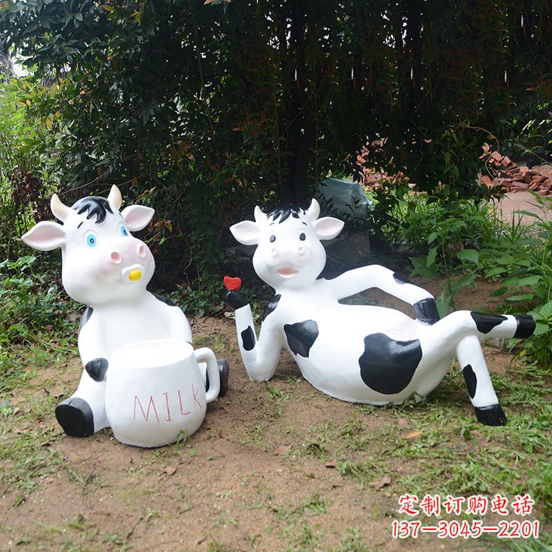 大同中领雕塑出品:生肖牛卡通雕塑