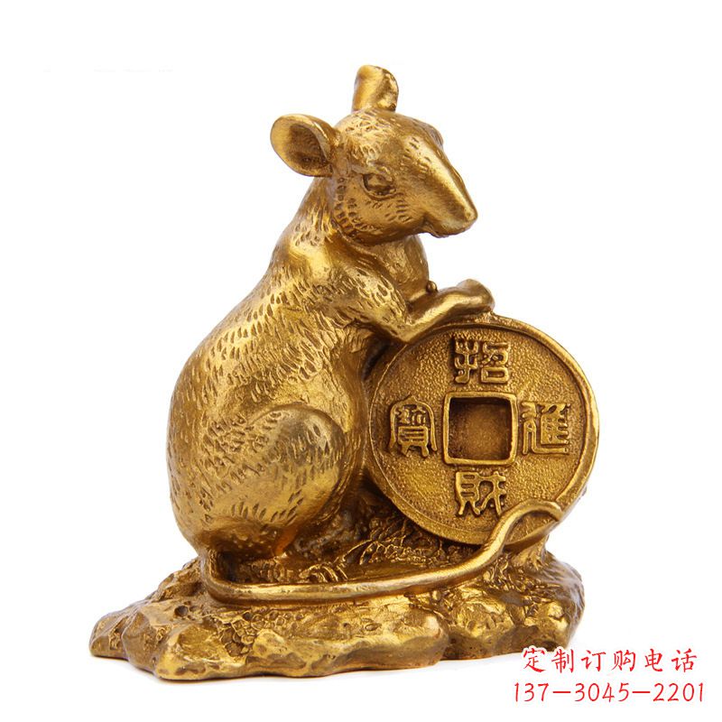 大同高质量铸铜鎏金动物雕塑