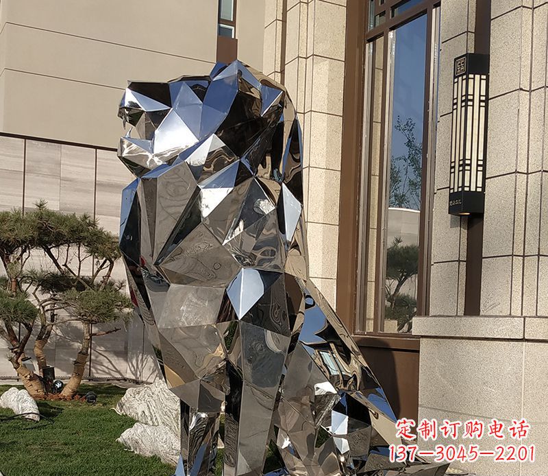 大同历史荣耀:狮子雕塑门口摆件