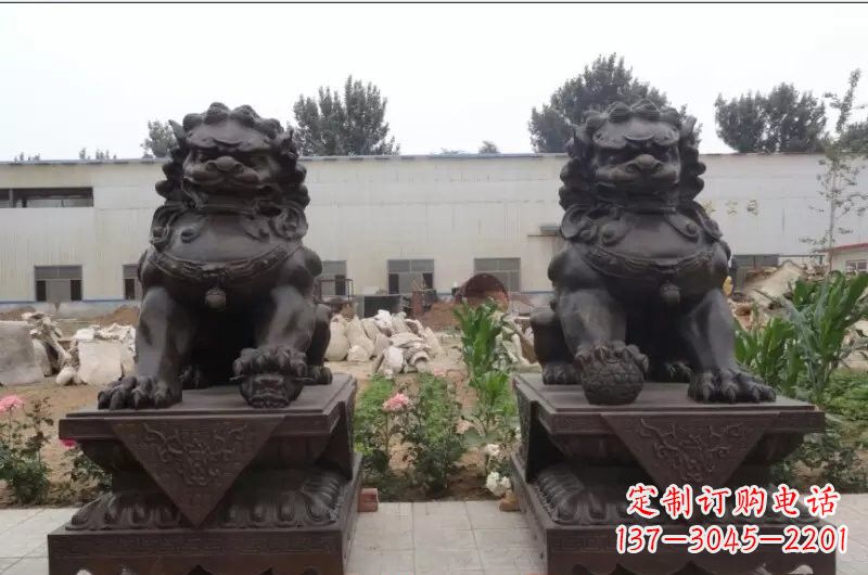 大同精灵定制狮子铜雕塑