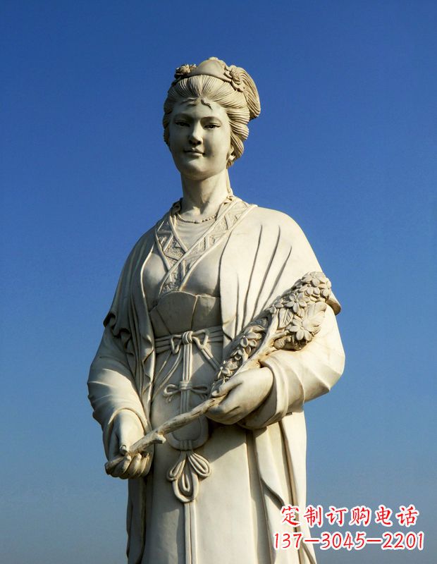 大同领雕塑:精致雕刻,体现经典美女雕像