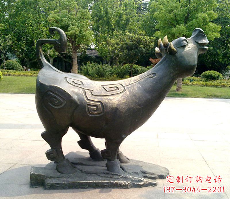 大同十二生肖铜雕塑,中领领先一步