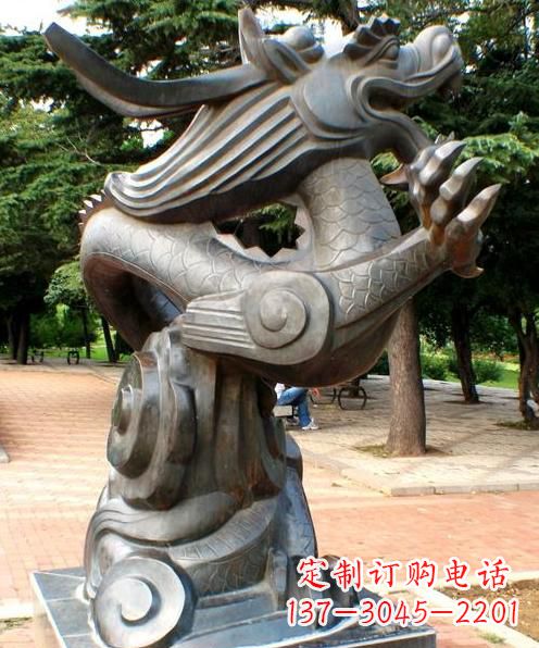 大同十二生肖铜雕龙