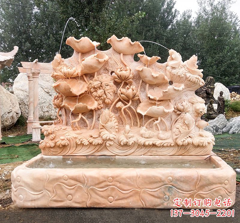 大同汇聚自然艺术的石材喷泉雕塑