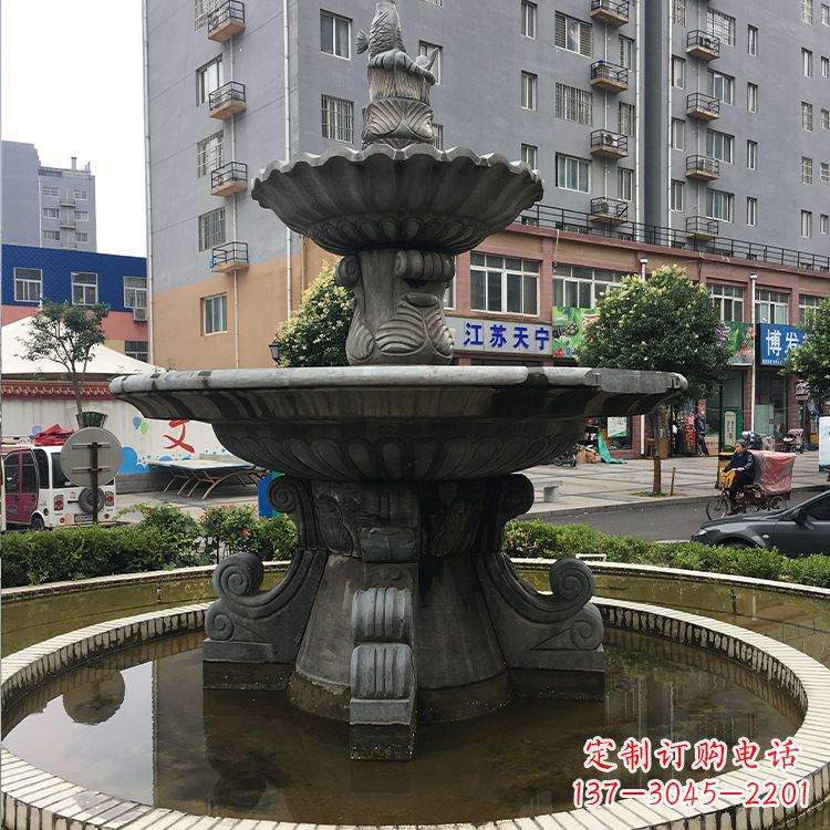 大同石材石雕喷泉:高品质的室外装饰艺术品